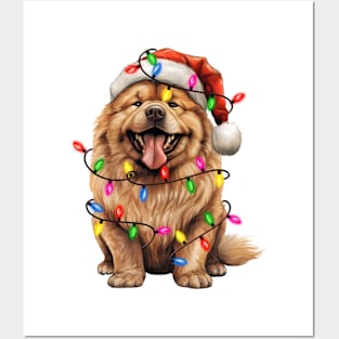 Christmas Chow Chow Posters and Art
